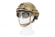 Black River Steel Mesh Goggles with Fast Helmet Clip Tan