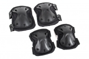 Black River Elbow & Knee Pad Set (Black Color)