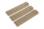 Tango Down Rail Grip 156mm FDE (3 pcs)