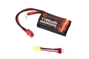 Evolution Li-Po Ultra Power 7.4V 1100mAh 20C - 40C Peak (mm 12.5x35x61)