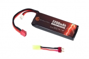 Evolution Li-Po Ultra Power 7.4V 2200mAh 20C - 40C Peak (mm 16x33x102)