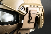 Evolution Iron Mask Double Belt + Fast Helmet Mount Tan