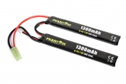 Phantom Li-Po 7.4V 1300mAh 20C (2 x mm 6.1x21x130)