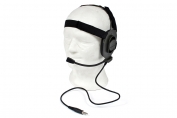 Phantom Tactical Earpiece w/Microphone Black