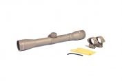 Riflescope 4X32 (Desert Color) w/Rings