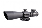 Riflescope Compact 3-9X42 Red/Green Illuminated Reticle w/QD Mount