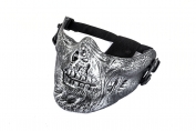 Half Face Zombie Mask (Black Color)