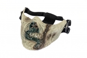 Half Face Zombie Mask (Green Color)