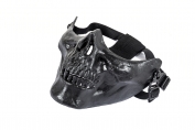 Half Face Skull Mask MKI (Black Color)