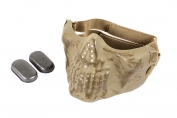 Half Face Skull Mask MKII (Tan Color)
