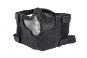 Steel Mesh Half Face Mask (Black Color)