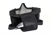 Steel Mesh Half Face Mask (Black Color)