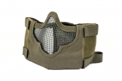 Steel Mesh Half Face Mask (Green Color)