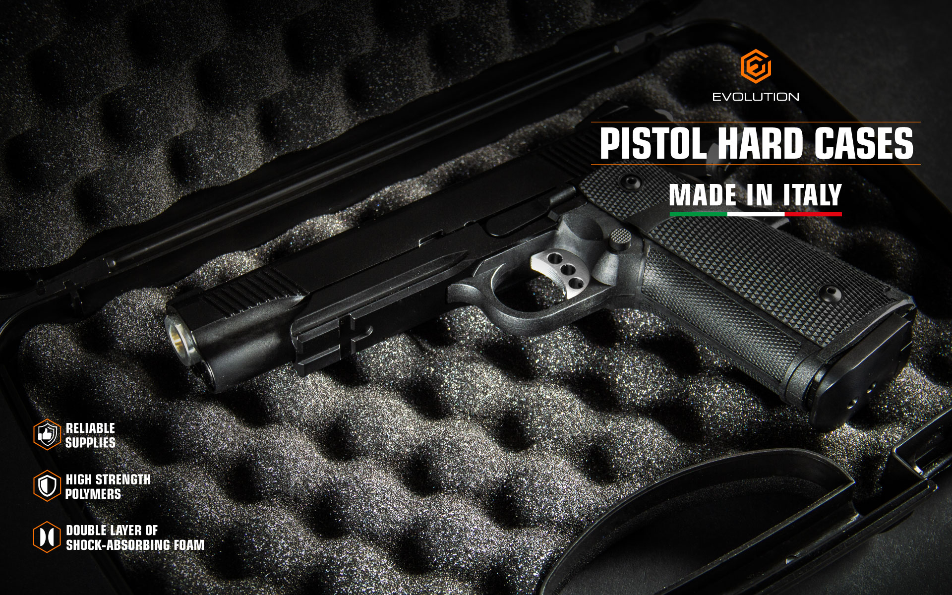 Evolution Pistol Hard Cases